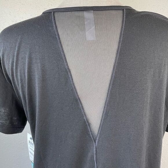 NWT Ideology Black Short Sleeve Performance T-Shirt Size L - Picture 6 of 7